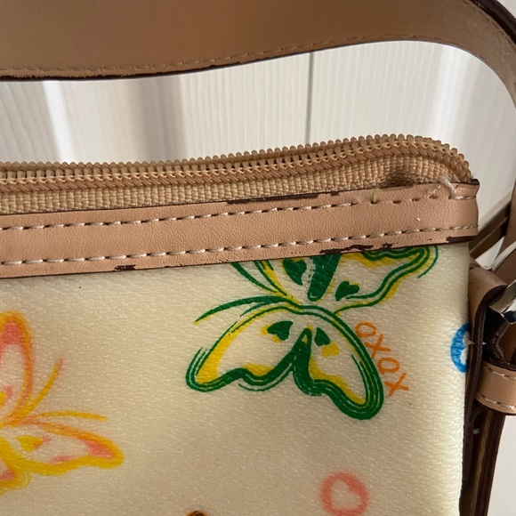 Y2K Xoxo shoulder bag with butterflies - Picture 4 of 7